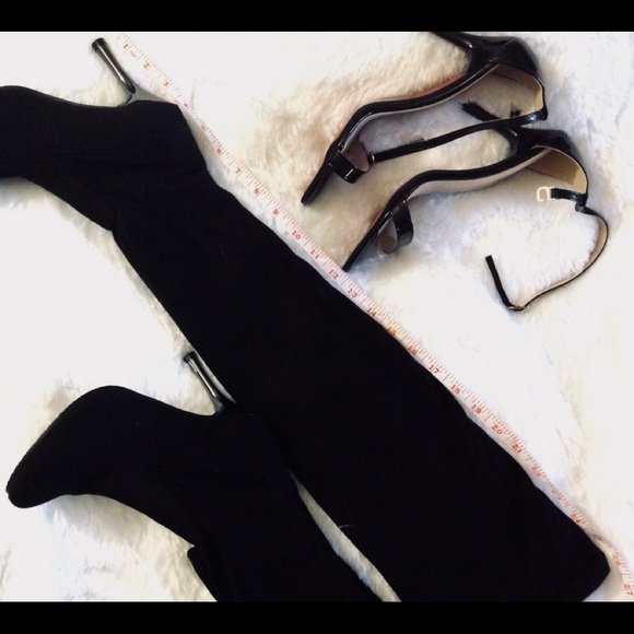 Knee to thigh high faux suede stiletto heel boots! - Picture 4 of 6